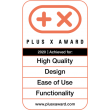 Plus X Award 2020: High quality, Design, Ease of use, Functionality