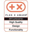 Plus X Award 2015 (high quality, design, functionality)