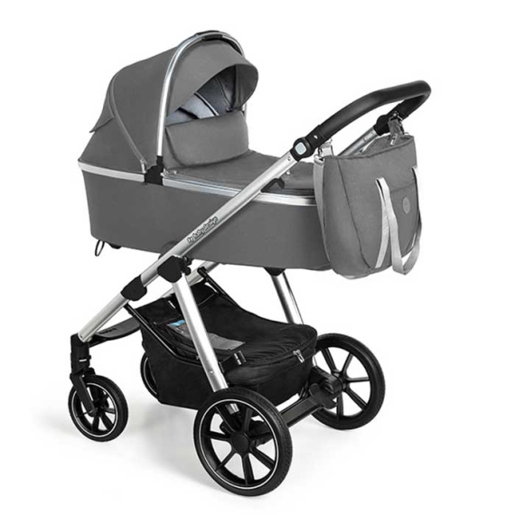 Универсальная коляска 2 в 1 Baby Design Bueno (207 - Gray, без вышивки)