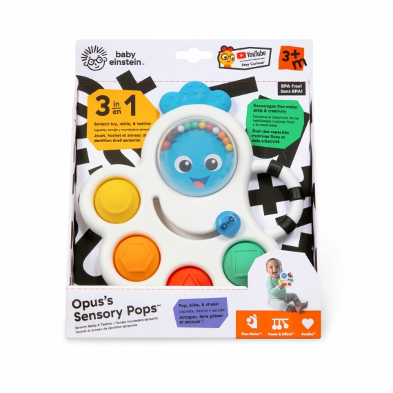 Іграшка-брязкальце Baby Einstein Opus’s Shape Pops