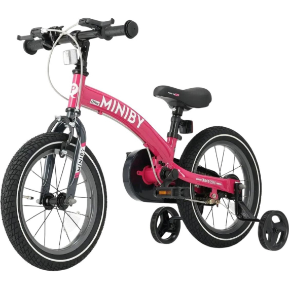 Велосипед-біговел Qplay Miniby 3 в 1/14 (Pink)