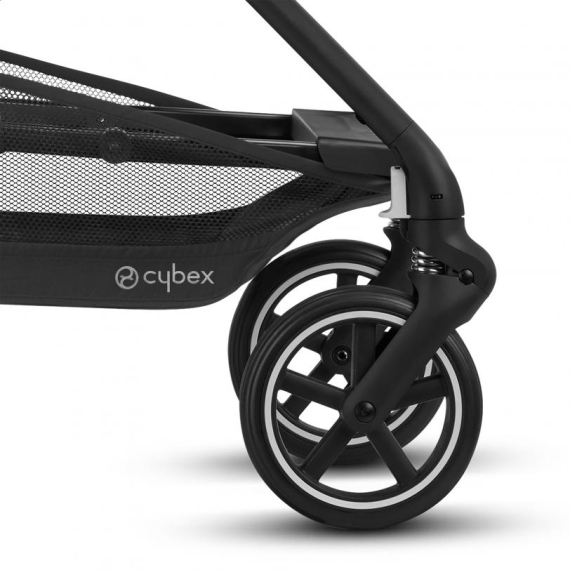 Прогулочная коляска Cybex Eezy S Twist+ 2 с бампером (BLK / Soho Grey)