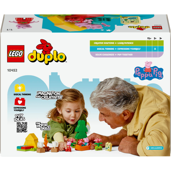 Конструктор LEGO DUPLO Свинка Пеппа Туристичний похід, 32 деталі