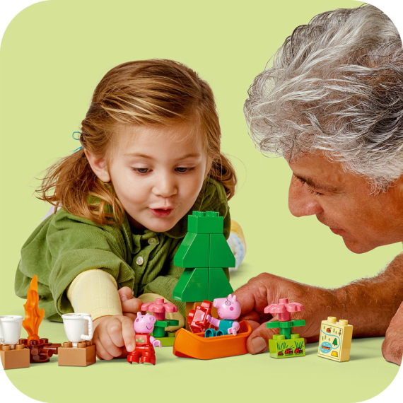 Конструктор LEGO DUPLO Свинка Пеппа Туристичний похід, 32 деталі