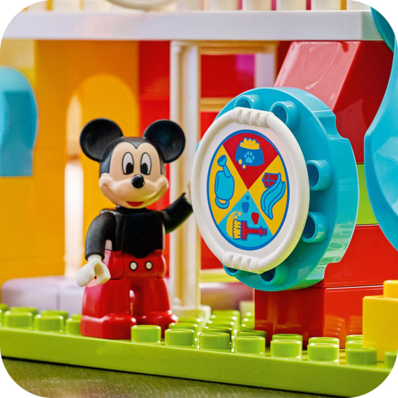 Конструктор LEGO DUPLO Disney Клубний будинок з Мінні та Плуто, 87 Деталей