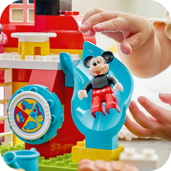 Конструктор LEGO DUPLO Disney Клубний будинок з Мінні та Плуто, 87 Деталей