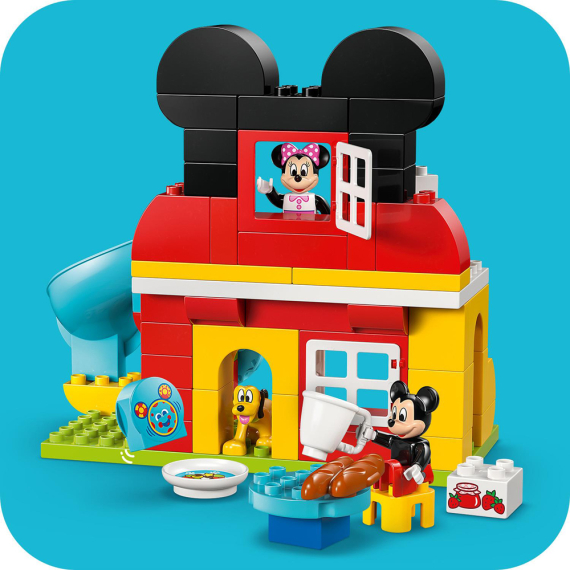 Конструктор LEGO DUPLO Disney Клубний будинок з Мінні та Плуто, 87 Деталей
