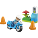Конструктор LEGO DUPLO Town Синій поліцейський мотоцикл, 11 Деталей