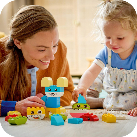 Конструктор LEGO DUPLO My First Чарівні творчі домашні улюбленці 3 в 1, 24 Деталі