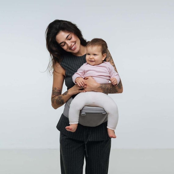 Переноска дитяча Love & Carry Хіпсіт 6 в 1(Сірий)