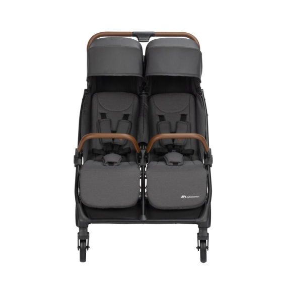 Прогулянкова коляска для двійні BEBE CONFORT Mane (Mineral Graphite)