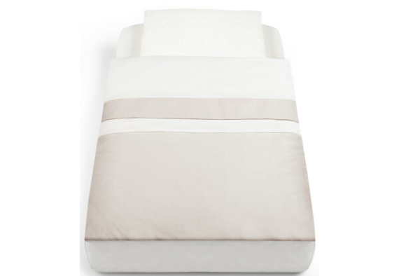 Приставная колыбель-кроватка Cam Cullami Luxe с постелью (бежевый)