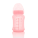 Стеклянная детская бутылочка с силиконовой защитой Everyday Baby, 150 мл (розовый)