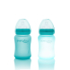Стеклянная термочувствительная детская бутылочка Everyday Baby, 150 мл (черничная)