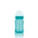 Скляна термочутлива дитяча пляшечка Everyday Baby, 150 мл (чорнична)