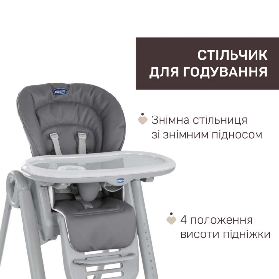 Стільчик для годування Chicco Polly Magic (кол. 40.05)