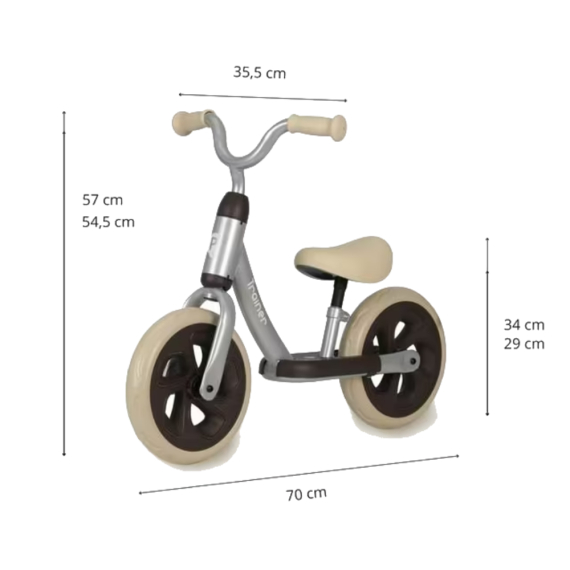 Біговел дитячий Qplay Trainer EVA (Silver)