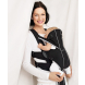 Рюкзак-кенгуру BB®Baby  Carrier Miracle (Black/Silver, Cotton Mix)