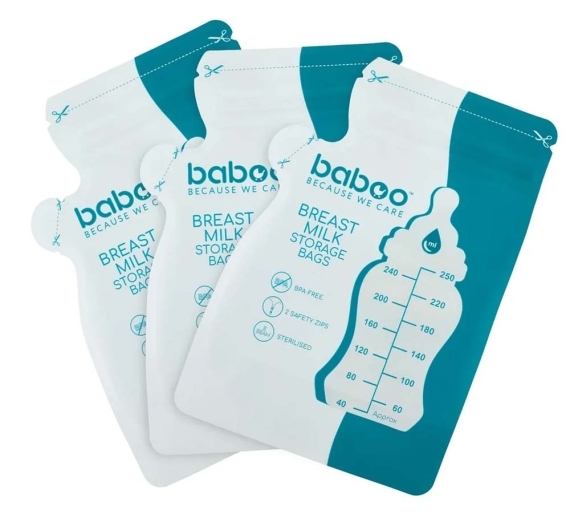 Пакеты для хранения грудного молока Baboo, 25 шт