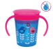 Чашка-непроливайка Munchkin Miracle 360 Deco, 177 мл (блакитна з рожевою кришкою)