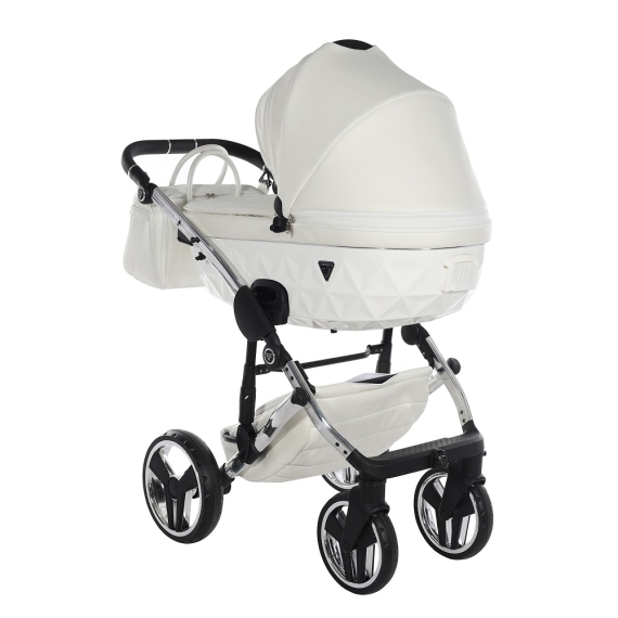 Універсальна коляска 2 в 1 Junama  Individual (White/Silver 15)