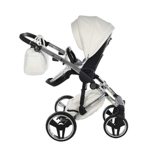 Універсальна коляска 2 в 1 Junama  Individual (White/Silver 15)