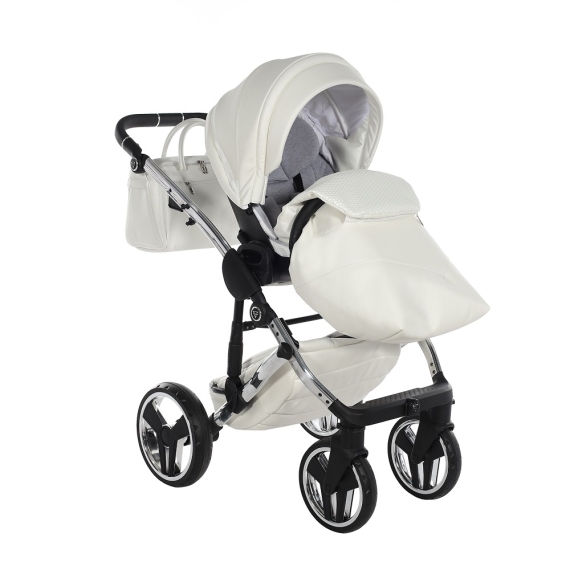 Універсальна коляска 2 в 1 Junama  Individual (White/Silver 15)