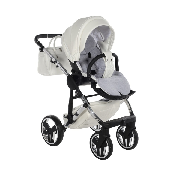 Універсальна коляска 2 в 1 Junama  Individual (White/Silver 15)
