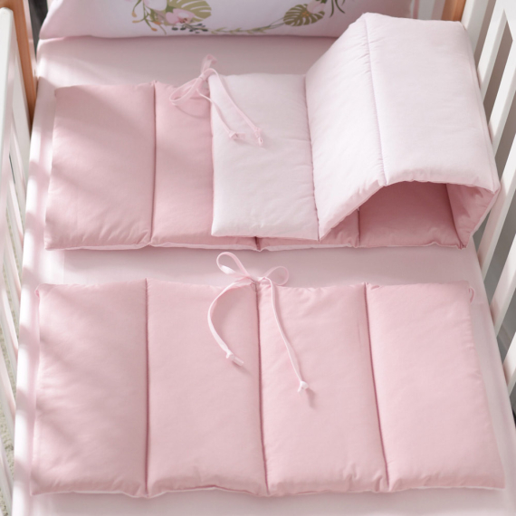 Постельный комплект Baby Veres Flamingo pink New, 6 единиц