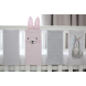 Комплект Фенс-бампер Baby Veres Summer Bunny, 6 одиниць (pink)