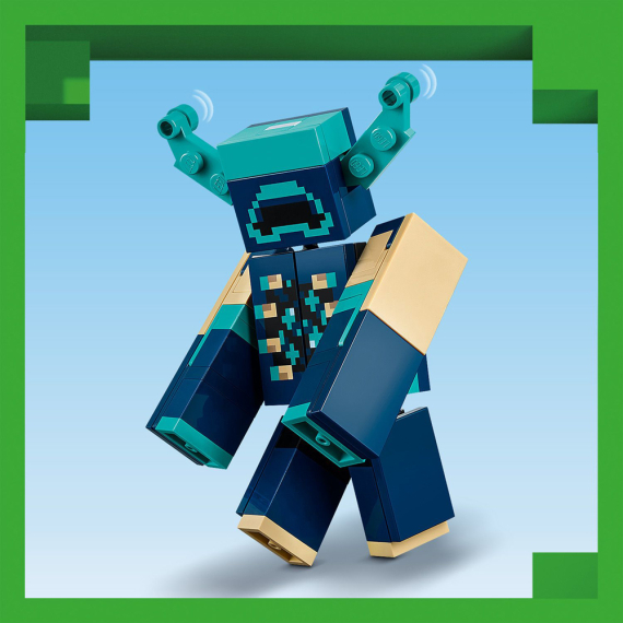 Конструктор LEGO Minecraft Зустріч із Боронителем, 238 деталей