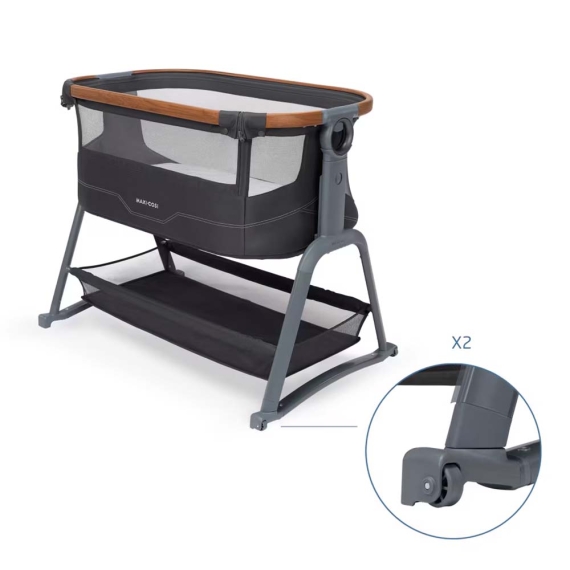 Приставне ліжечко MAXI-COSI Iora Plus (Elegance Graphite)