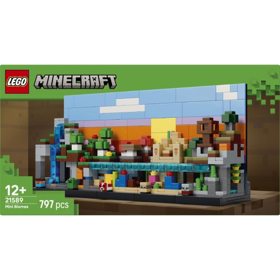 Конструктор LEGO Minecraft Мінібіоми, 797 Деталі