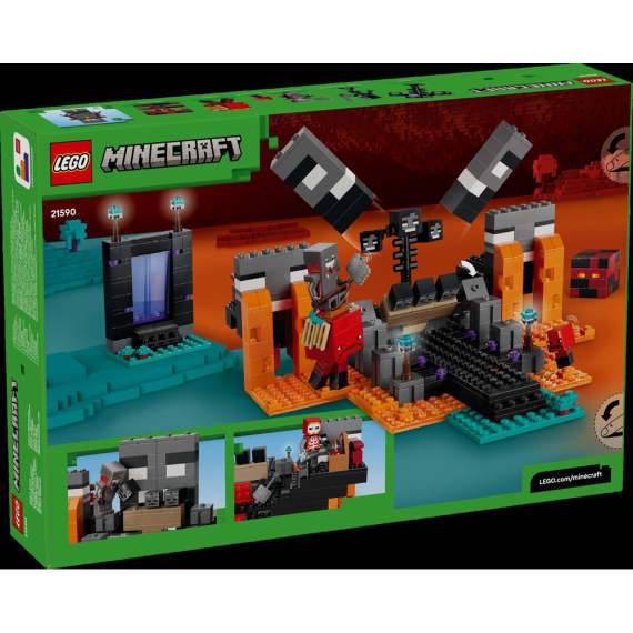 Конструктор LEGO Minecraft Битва за Візер, 494 Деталі