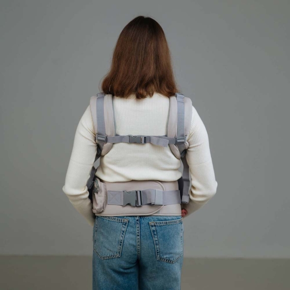 Переноска дитяча Love & Carry Хіпсіт 6 в 1(Сіро-бежевий)