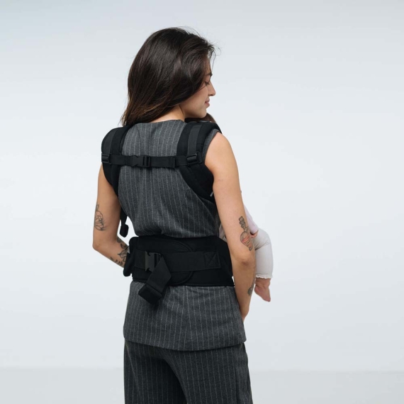Переноска дитяча Love & Carry Хіпсіт 6 в 1(Чорний)
