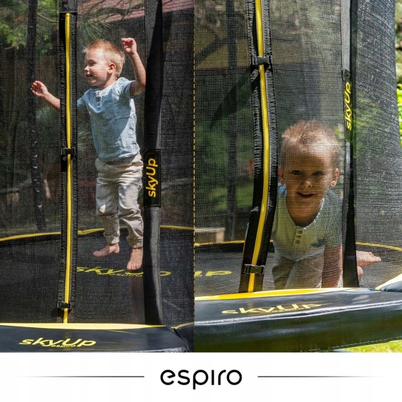 Батут Espiro Sky Up 8F, 244 см (Green/Black)