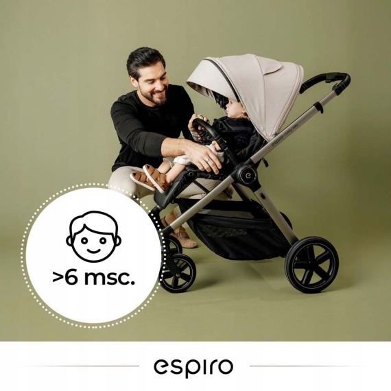 Прогулянкова коляска Espiro Only Way 2026 (508 Nude Brown)