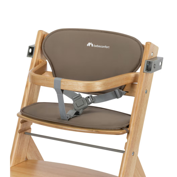 Стільчик для годування з вкладишем BEBE CONFORT Timba (Natural Wood / Beige Ecom)