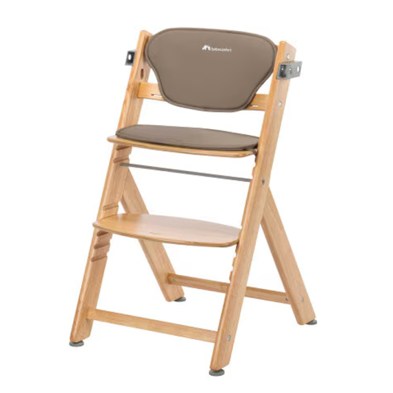 Стільчик для годування з вкладишем BEBE CONFORT Timba (Natural Wood / Beige Ecom)