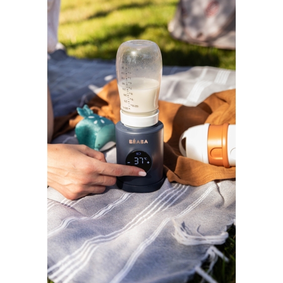 Портативний підігрівач дитячих пляшечок Beaba Milk Nomad (синій)