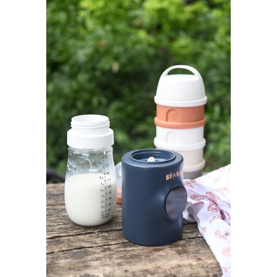 Портативний підігрівач дитячих пляшечок Beaba Milk Nomad (синій)