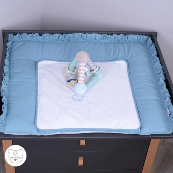 Cповивальний матрац Baby Veres 72х80 см (Macaroon Blueberry)