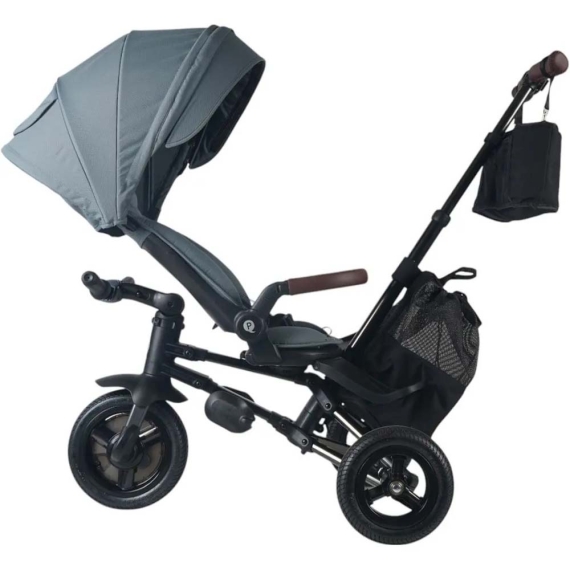 Велосипед триколісний Qplay Nova Pro з надувними колесами (Stone Grey)