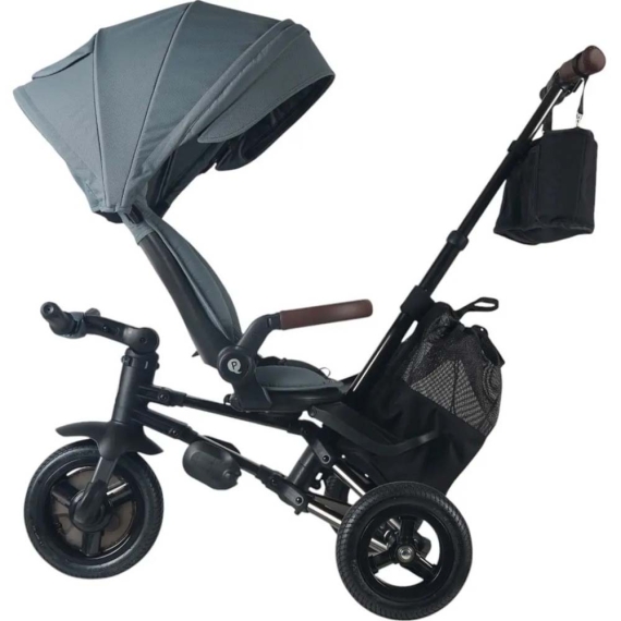 Велосипед триколісний Qplay Nova Pro з надувними колесами (Stone Grey)