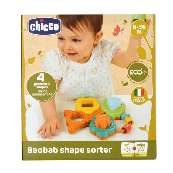 Развивающая игрушка Chicco Баобаб - первый сортер серии ECO+