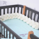 Бампер-коса Baby Veres 120х15 см (Milk)