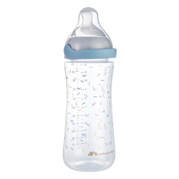 Пляшечка для годування BEBE CONFORT Physio Air Confort, 360 мл, 6+ (Blue)