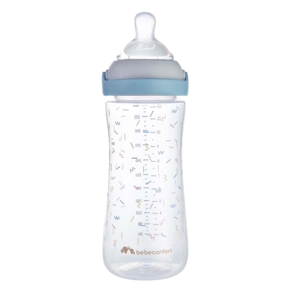 Пляшечка для годування BEBE CONFORT Physio Air Confort, 360 мл, 6+ (Blue)