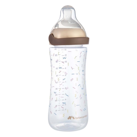 Пляшечка для годування BEBE CONFORT Physio Air Confort, 360 мл, 6+ (Sand)
